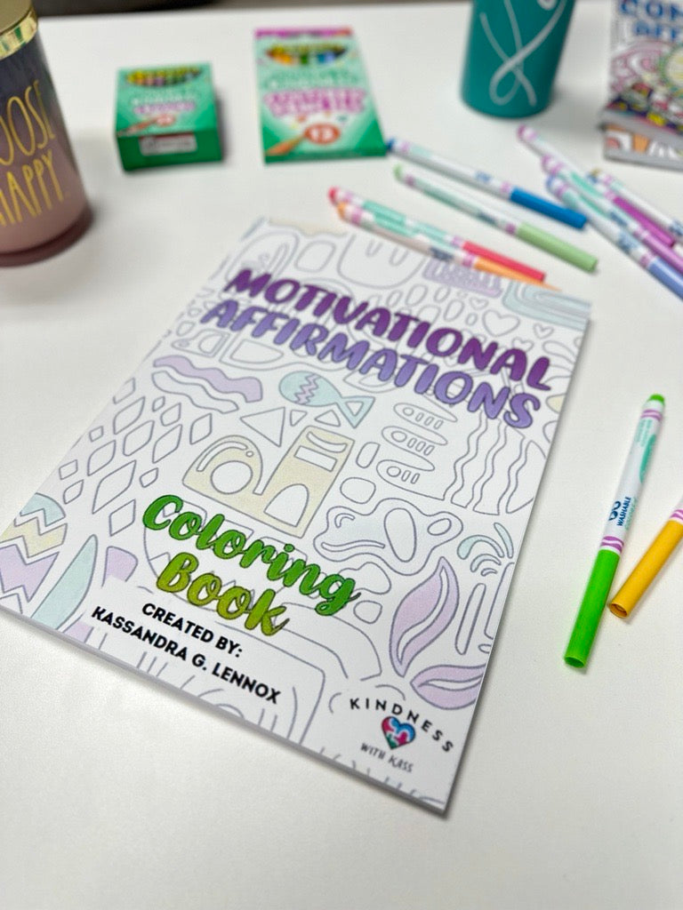 Motivational Affirmation Coloring Book (Bulk Order)