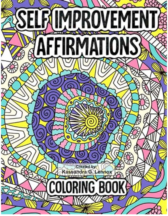 Self Improvement Affirmation Coloring Book