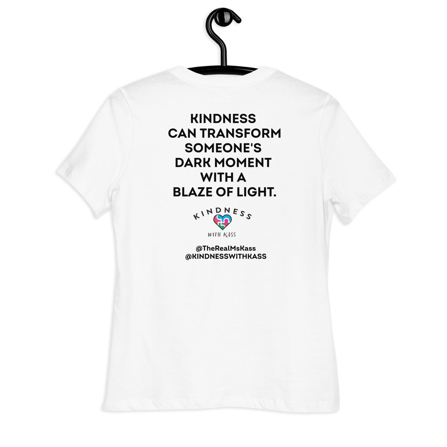 Kindness With Kass Logo Women's Relaxed T-Shirt