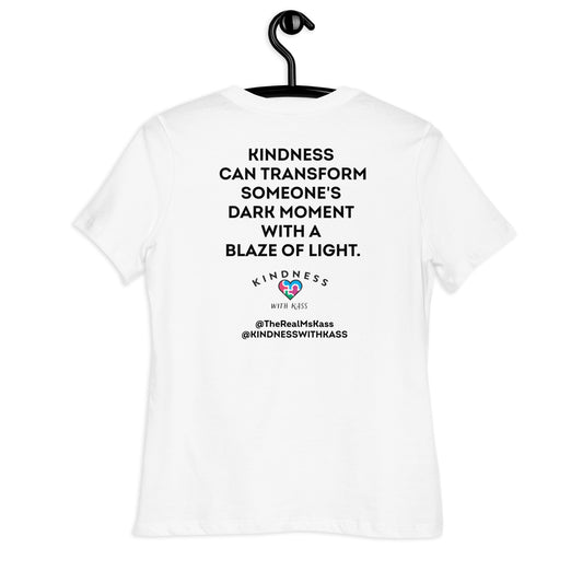 Kindness With Kass Logo Women's Relaxed T-Shirt